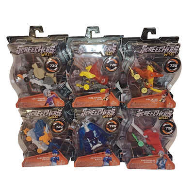 Set of 6 Screechers Wild! 2022 720° Transforming Toy Alpha Toys | eBay