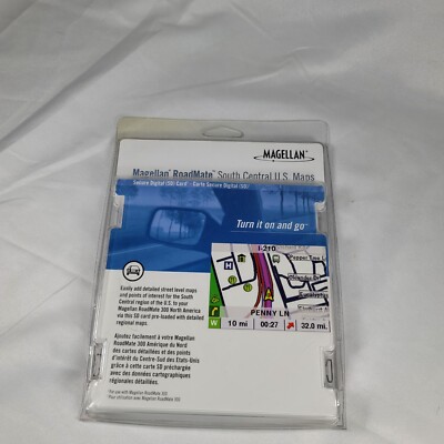 Magellan RoadMate South Central U.S. Maps SD Card Download