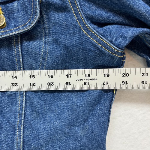 Vintage Lee Riders Denim Jacket Men's Size 34 R - PATD-153438 Made in USA - Picture 4 of 11