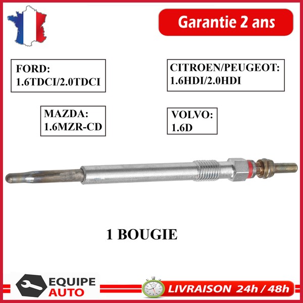 GlüHkerze FüR C3 C4 C5 207 208 308 508 DS3 DS4 DS5 RCZ 1.6 2.0 HDI-image