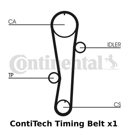 ContiTech Timing Belt - CT942 , 105 Teeth, Cam Belt - OE Quality - Picture 2 of 3