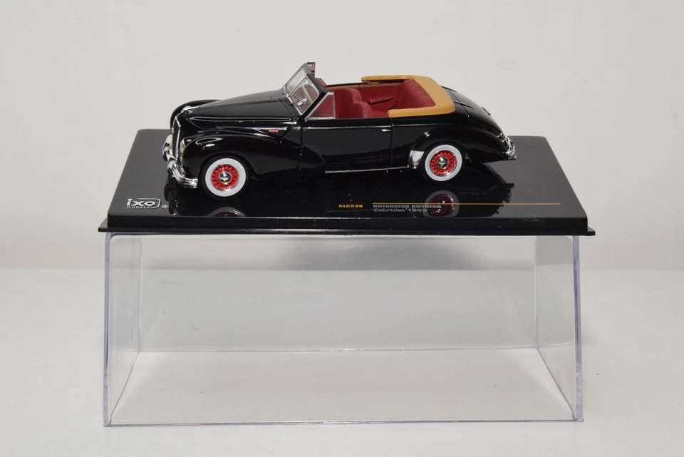 B28 1:43 IXO CLC239 HOTCHKISS ANTHEOR CABRIOLET 1953 黑色 完好带盒 — 第 2/4 张图片