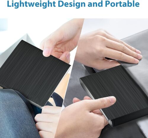 2024 External CD DVD RW Drive USB 3.0 Writer Burner Player Black For Laptop PC - Picture 2 of 7
