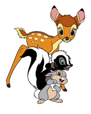 Bambi Essbar Deer Party Tortenaufleger Torte  Geburstag Zuckermasse + TEXT