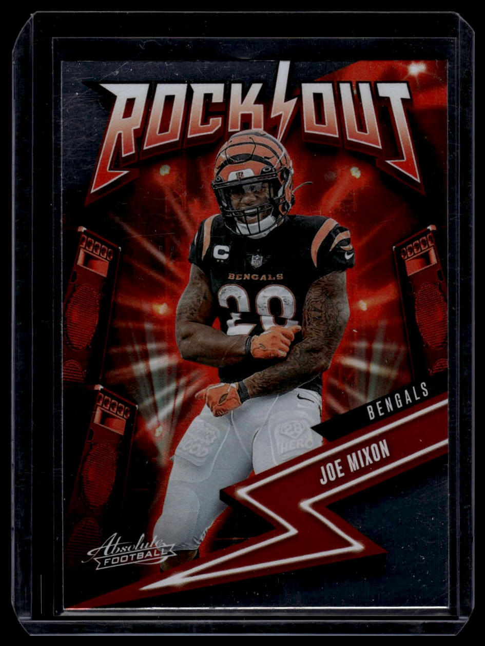 2023 Panini Absolute #18 Joe Mixon Rock Out