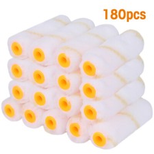 180Pieces Paint Roller Covers 1/2 x 4" Microfiber Roller Paint Brush Roller Naps