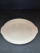 Vintage Lu-Ray Luray Pastels Pink Platter 12 x 8" With Some Ware