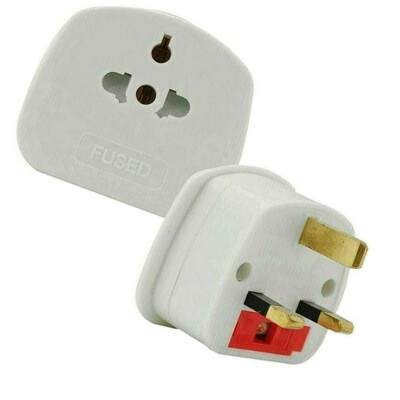 3 Pin UK Netzstecker mit Sicherung 13A - Tourist Travel EU US Holiday Adapter, 20 Stück
