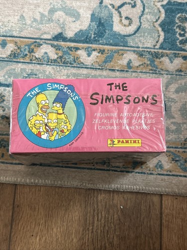 Panini Simpsons 1991 Sticker Box Sealed 100 Packs - Picture 2 of 5