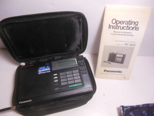 Panasonic RF-B40 FM/LM/MW/SW Digital Tuning Radio Powers On ohne Display