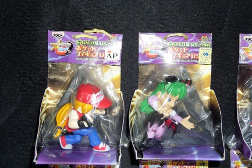 Capcom vs SNK 6-stelliges Set Chibi SD BANPRESTO 2000 Frottee Morrigan Mai BB Kapuze - Bild 2 von 8