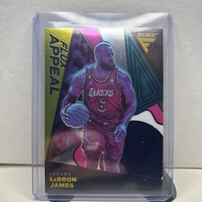 2022-23 NBA Panini Flux LeBron James #5 Flux Appeal MOJO Silver PRIZM LA Lakers