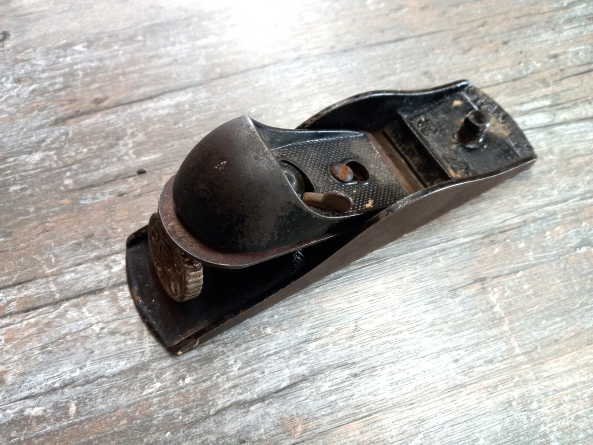 Vintage Stanley No 220 Block plane Early Type 5 Hole Depth