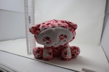Skelanimals Multi-Colored 6" Plush Kit The Kat Floral Hearts Skull Pattern