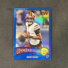 2025 Topps Chrome Jayden Daniels Blue Refractor /150 #1975-34 Throwback SP TRUE