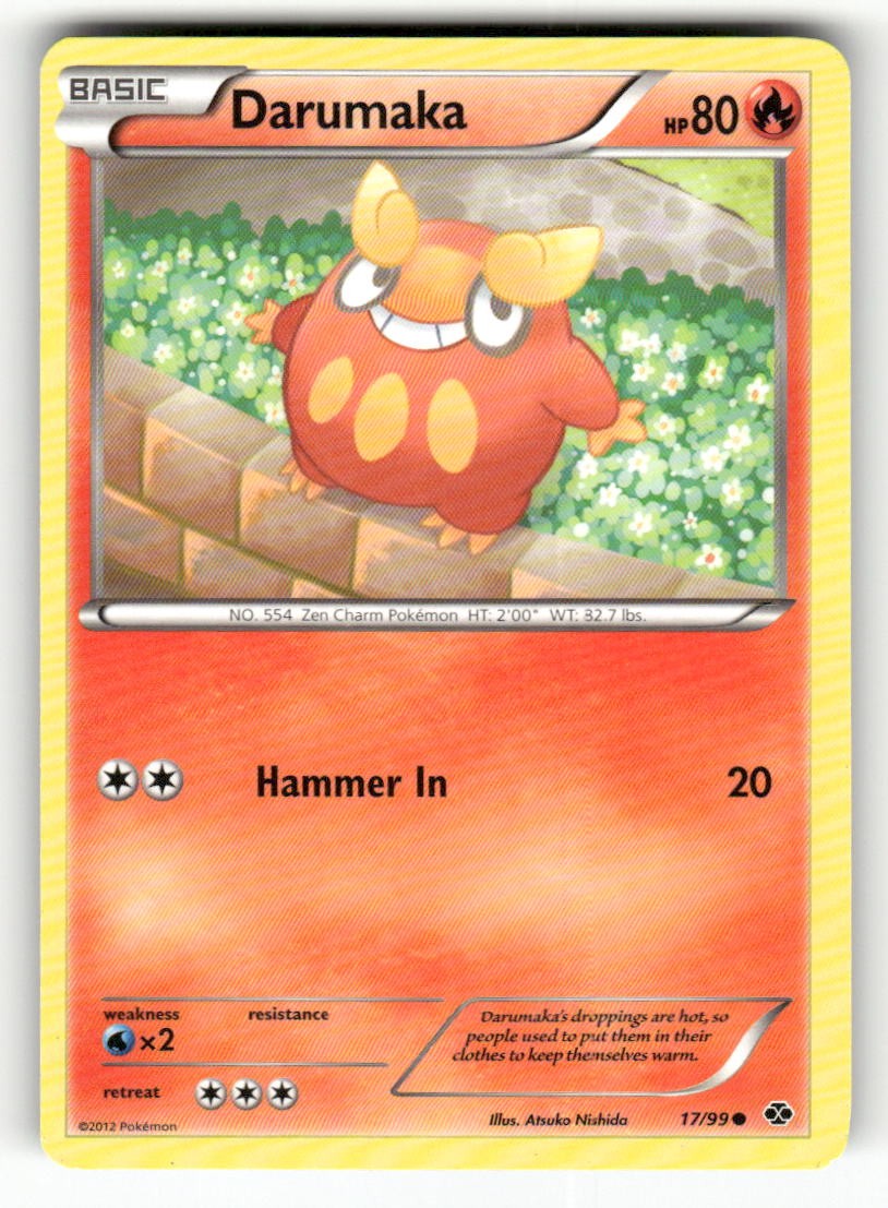 Darumaka 17/99 Common Next Destinies Pokemon NM