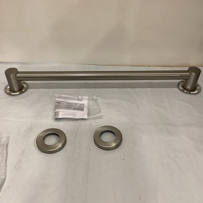 MOEN Align Wall Mount Grab Bar Brushed Nickel YG0424BN