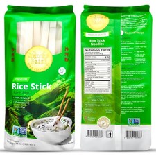 10MM Rice Stick Noodles (Authentic) | Pack of 3 (3LB) | 16 Ounce (Pack 3)