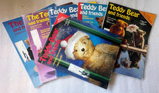 Vintage Teddy Bear & Friends 1986 Lot of 6 ~ Sewing Patterns Craft DIY  Steiff