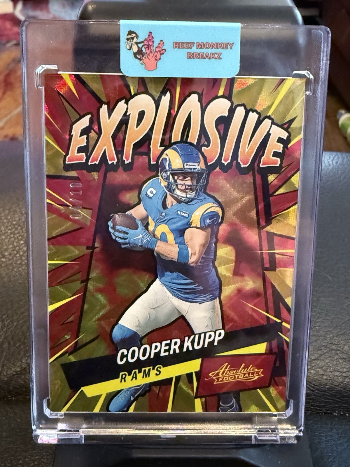2022 Panini Absolute - Explosive Cooper Kupp #E25 Gold /10