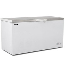 NEW BLIZZARD SOLID CHEST FREEZER STAINLESS STEEL TOP 650L 1.8M WIDE RRP £1104