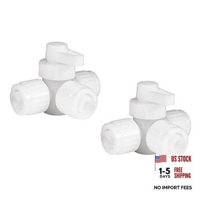 1/2'' Flair-It T Fitting   PEX & Gray Tubing Plastic Tee Connector | 2 Fittings