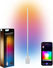 Zigbee3.0 RGBCW Smart Floor Lamp,1500Lm Corner Lamp,Floor Lamp for Bedroom,Livin