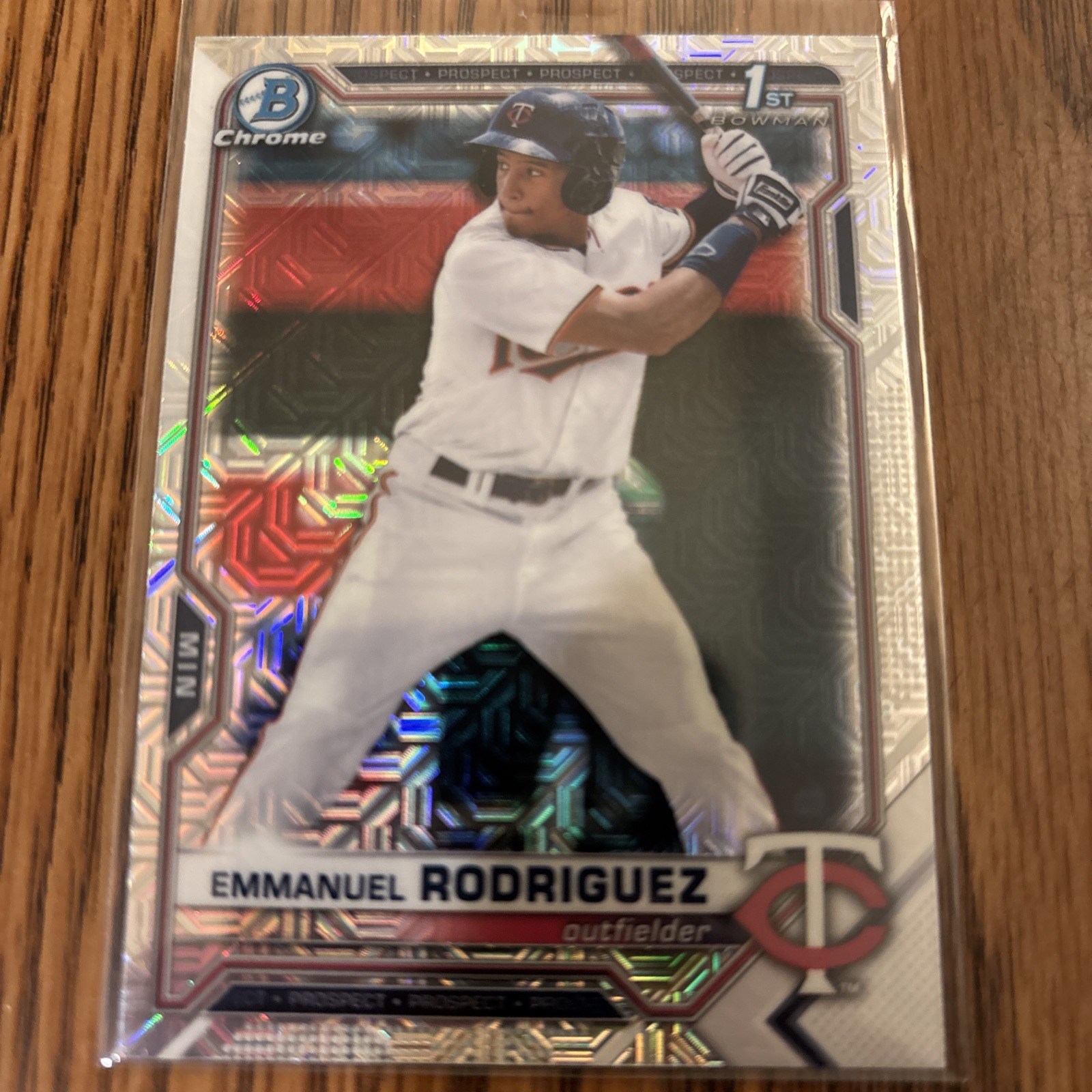 2021 Bowman Chrome - Prospects Emmanuel Rodriguez #BCP-207 Mojo Refractor (RC)