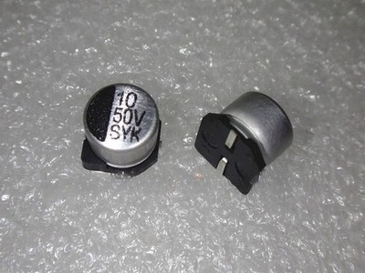 100pcs 10uF 50V SMD chip Aluminum Electrolytic Capacitor 6x5mm