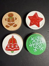 Melissa Doug Slice and Bake Christmas Cookies Wooden Replacement Pieces