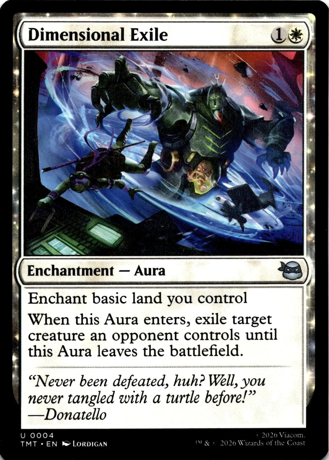Dimensional Exile U 0004 Teenage Mutant Ninja Turtles MTG Reg NM