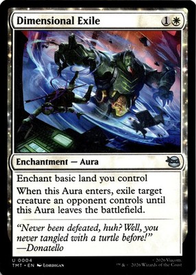 Dimensional Exile U 0004 Teenage Mutant Ninja Turtles MTG Reg NM