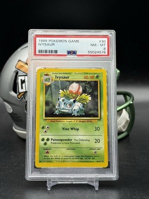 Ivysaur #30 1999 Pokemon Game Base Set PSA 8 NM-MINT (CE)