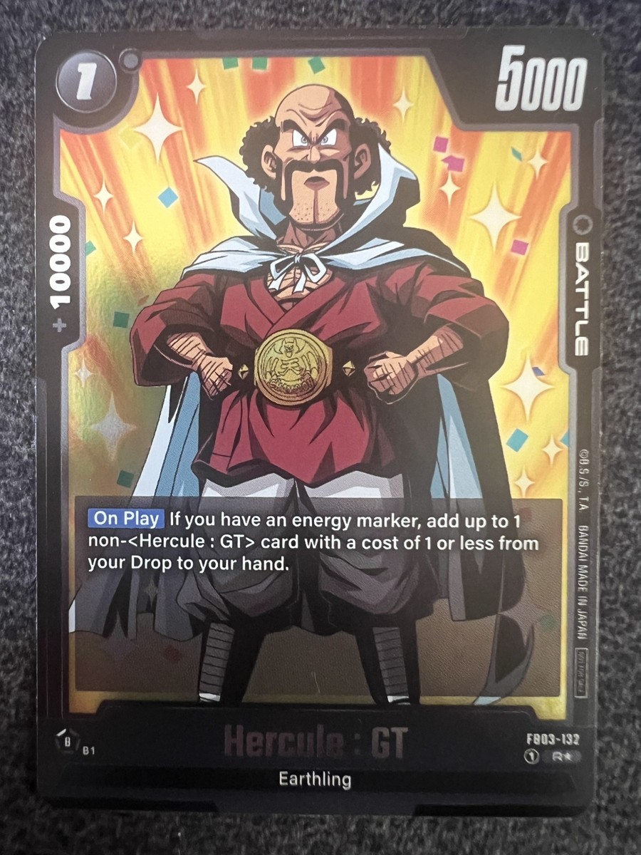 Dragon Ball Super Card Game Hercule : GT FB03-132 Tournament Pack