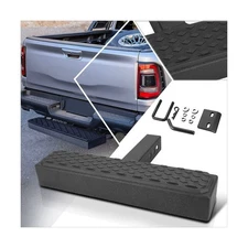 Hitch Step with 2" Receiver Trailer Tow Hitch Step Rear Bumper Guard Compatib...