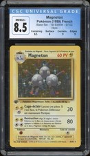 1999 Pokemon FRENCH 1st Edition Base Set Magneton Holo 9/102 CGC 8.5 NM-MT + Sub