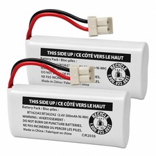2-Pack BT162342/BT262342 2.4V Battery Packs for VTech Cordless Phone