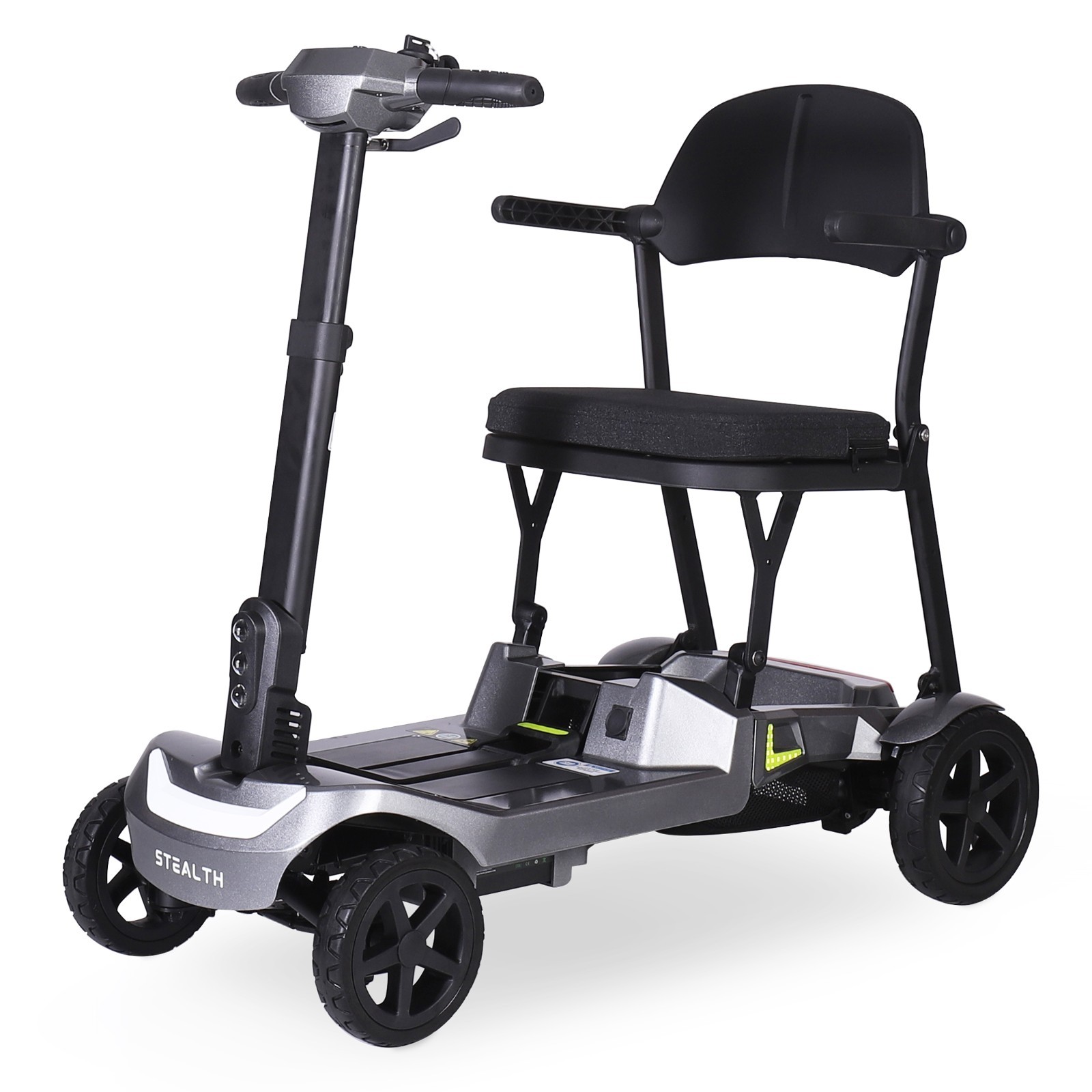 NUOVO MobilityPlus+ Stealth Scooter leggero pieghevole mobilità viaggio 16 kg foto 4