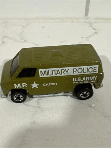 Vintage 1974 Hot Wheels Redline U.S.Army Military Police Van