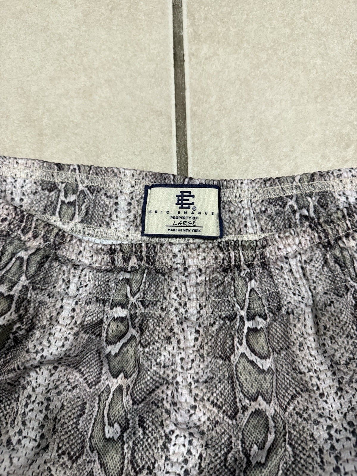 Eric Emanuel EE Basic Shorts Snakeskin Flame (100… - image 3