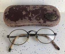 Vintage Glasses KATA Silver Ribbon and Tortoise Frame. Made in France