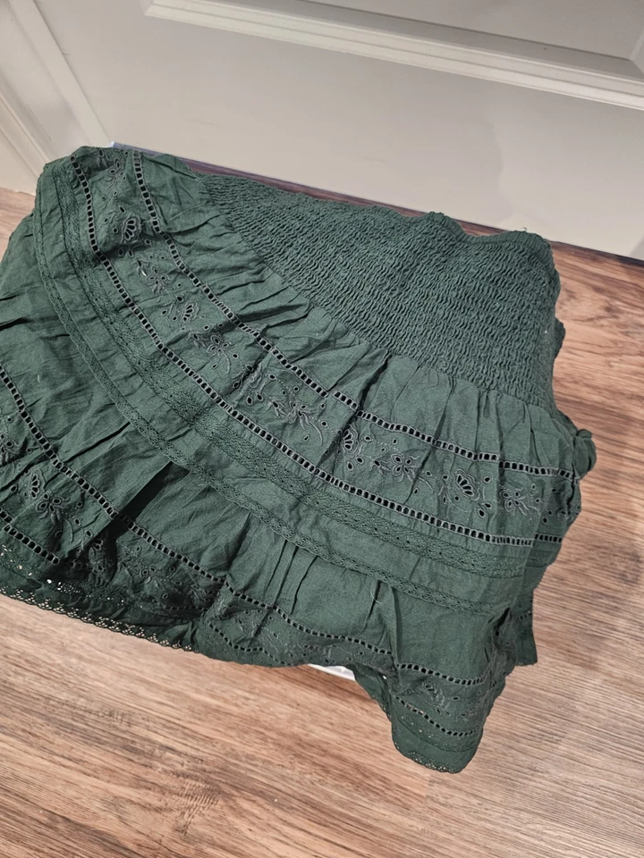 Mini Skort Mujer American Eagle Rayas Coqueta Talla Grande Excelente Estado Foto 2 de 4