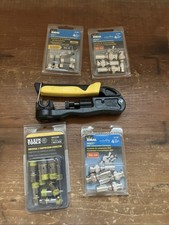 Klein Tools VDV211-063 Compression Crimper Coax Tool with Connectors