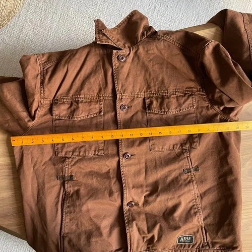 Atlantic Rancher Boatyard Cruiser Jacket Mens L Tobacco Cotton Chore Pristine image 9