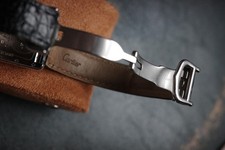 Vintage Must de Cartier Tank Watch. 925 Vermeil ARGENT 2416 Blue Dial Tank 4