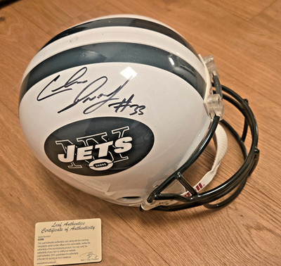 New York Jets NFL Riddell Replica Full Size Helm 1:1 Replik NY #33 Jerald Sowell