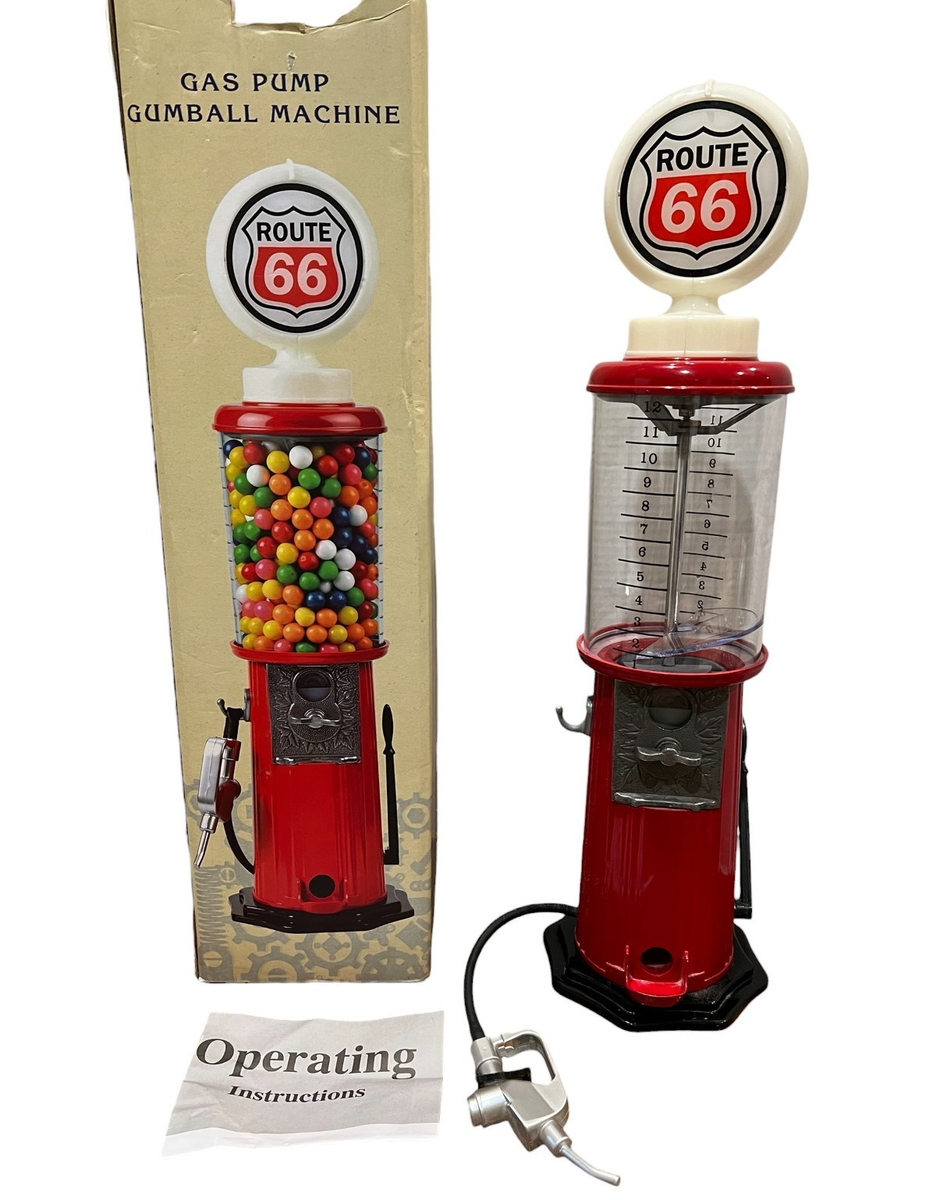 Vintage Route 66 Gas Pump Gumball Machine 21