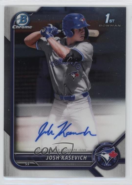 2022 Bowman Draft Chrome Draft Pick Auto Josh Kasevich #CDA-JK Auto 0w27