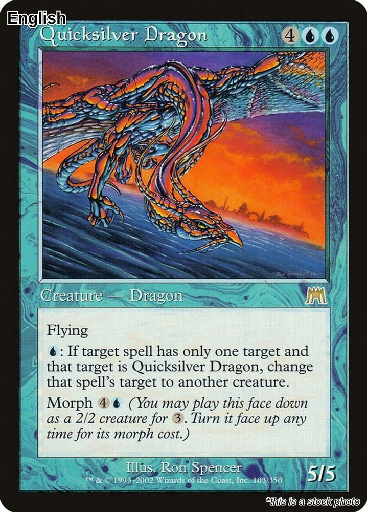 Quicksilver Dragon NM [ONS - 103]