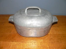 Vintage Wagner Ware Magnalite 4263 Roasterette 4.5qt Aluminum Dutch Oven w/Lid